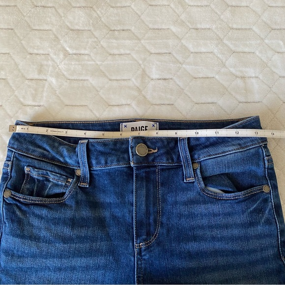 COPY - PAIGE SKYLINE BOOT MID RISE BOOT LEG JEANS SZ 26 - Picture 8 of 16